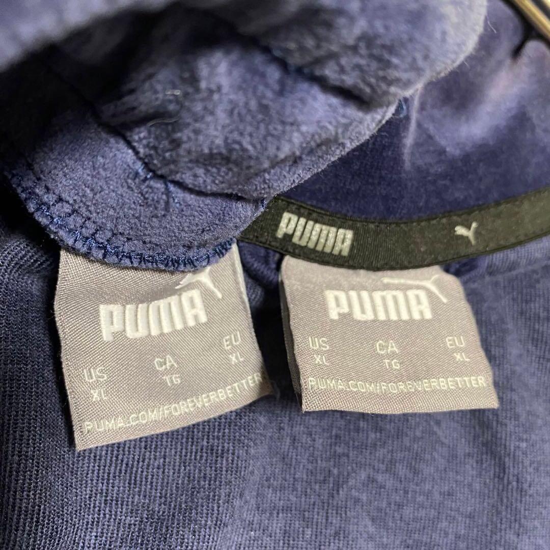 【希少◦2XL✨】PUMA ベロア Y2K ジャージ セットアップ ネイビー