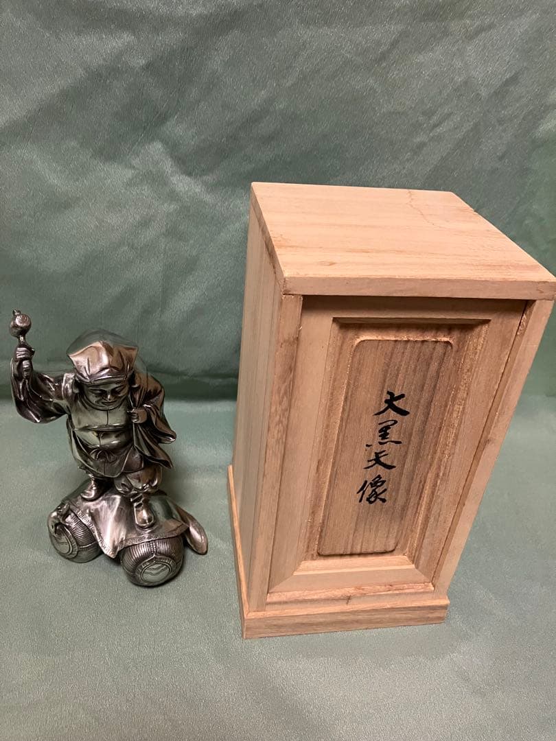 大黒天　高村光雲原型　洋銀製