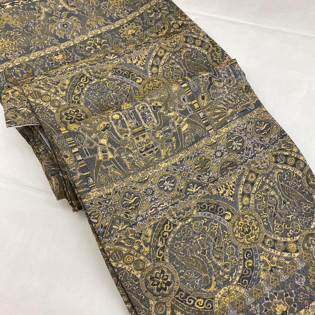 よ*し様 M3.2 前田仁仙作家　落款あり　パールトーン　お召訪問着　一方付け