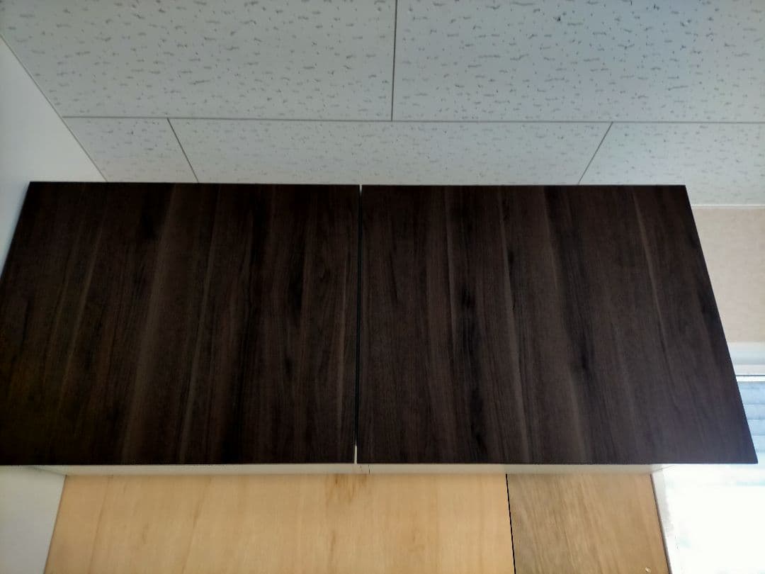 LIXIL TIO19 キャビネット ダークブラウン 箱幅60cm 吊り元（L）