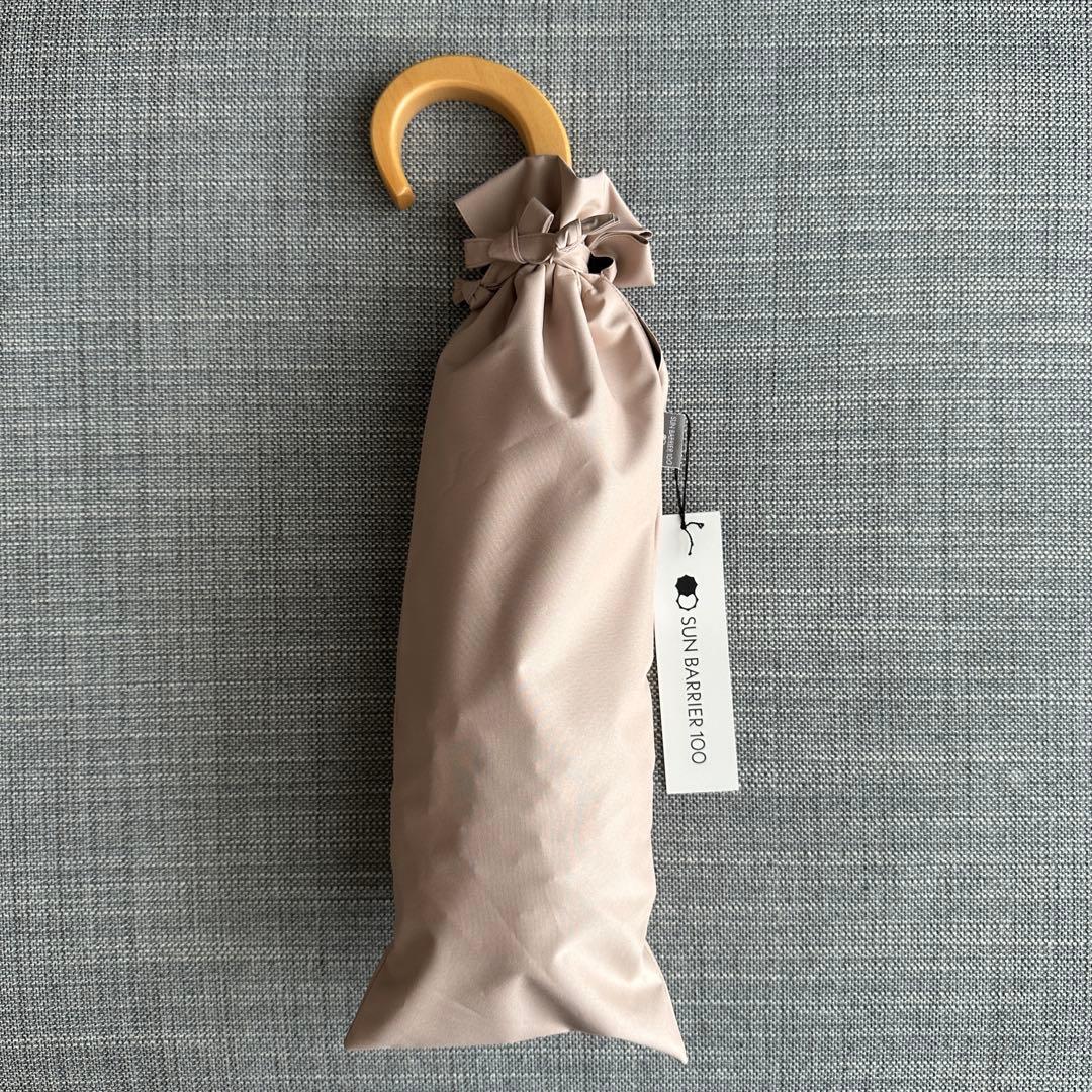 サンバリア100 折りたたみ日傘 2段折 ピンク