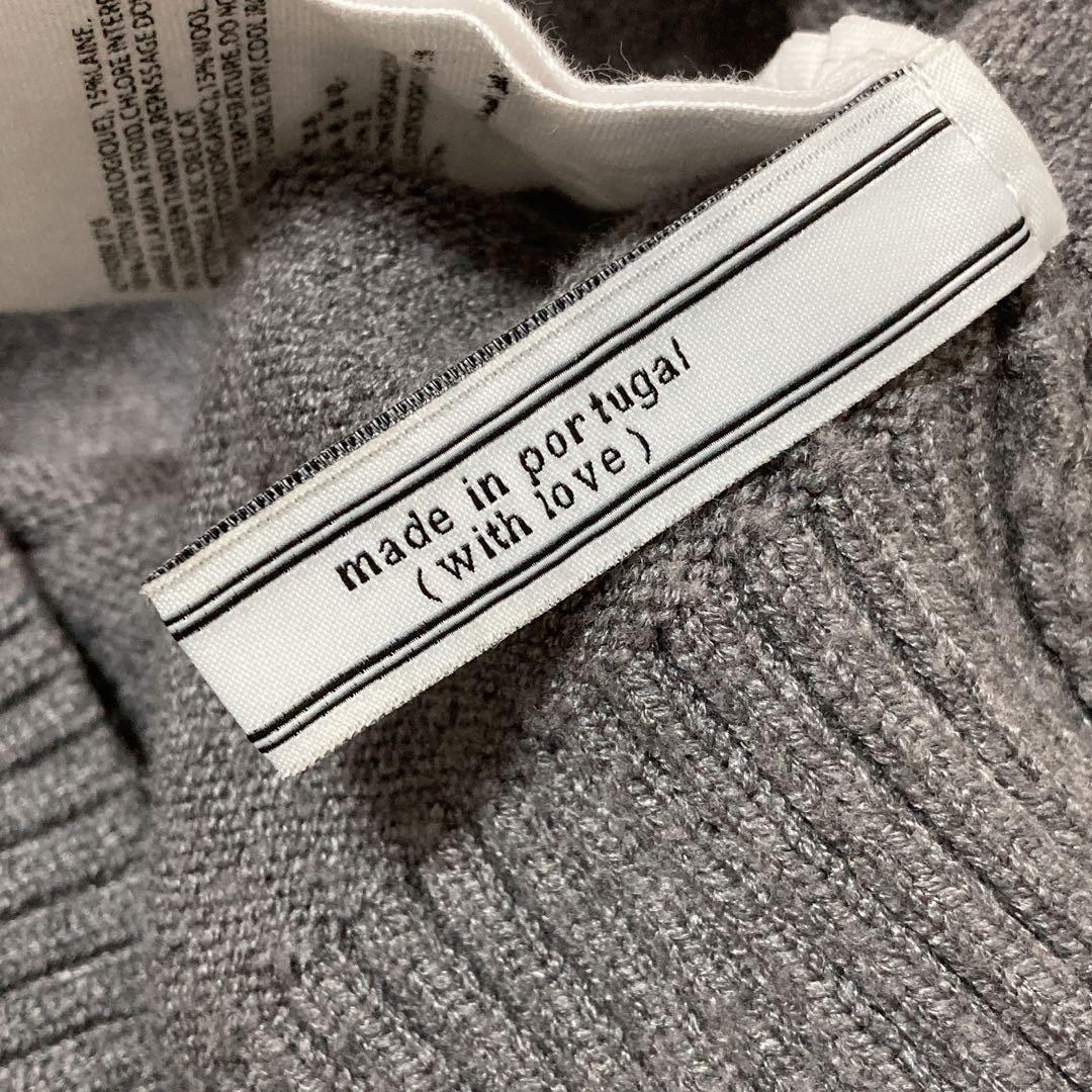 【美品】ami paris アミパリス ハートロゴ刺繍 クルーネック セーターM