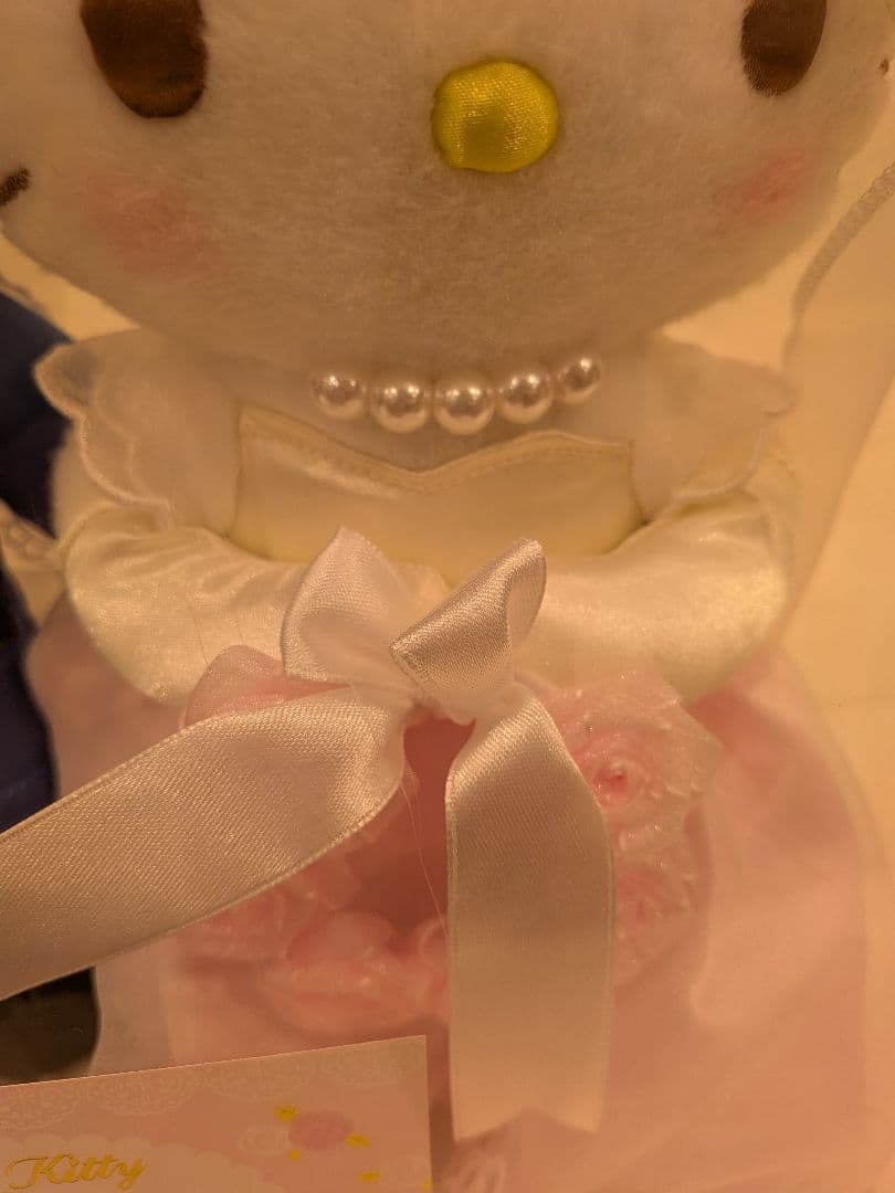 希少　ハローキティ　ウエディングドール　ダニエル　ぬいぐるみ　ピンクほっぺ