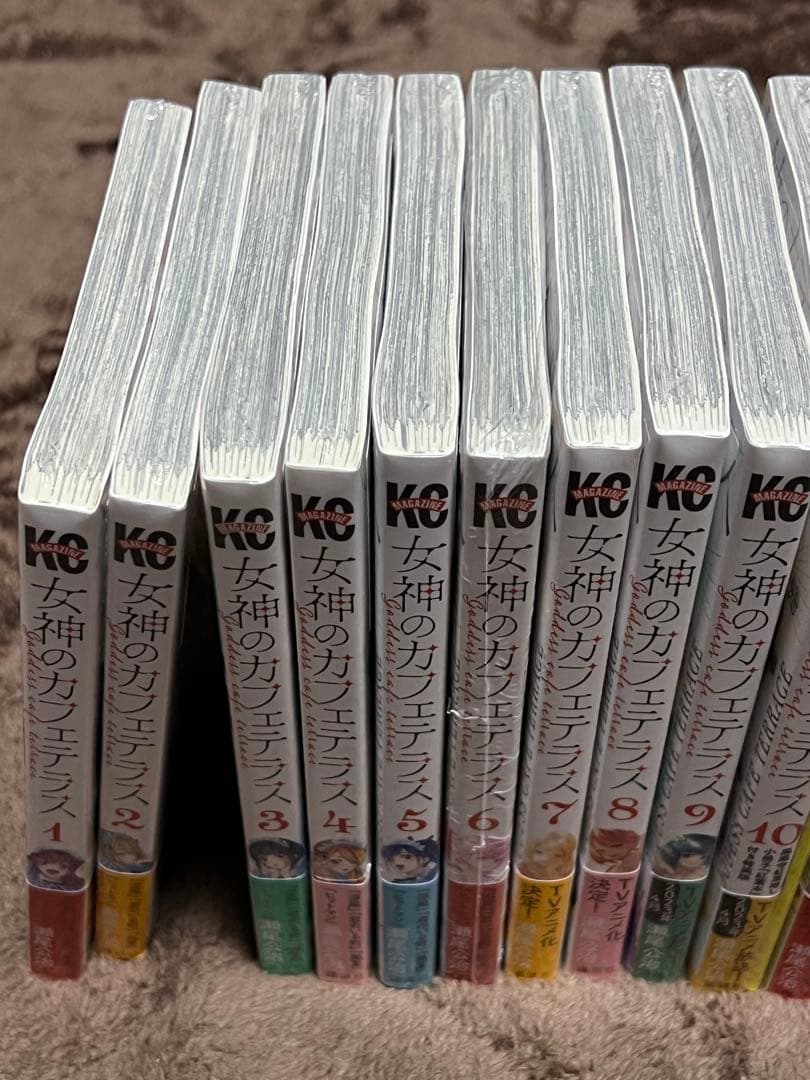 【全巻初版、未開封‼️】女神のカフェテラス22巻完結