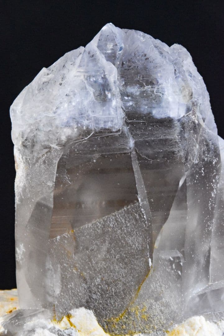 山梨県甲府市黒平産 スモーキークォーツホワイトキャップセプター