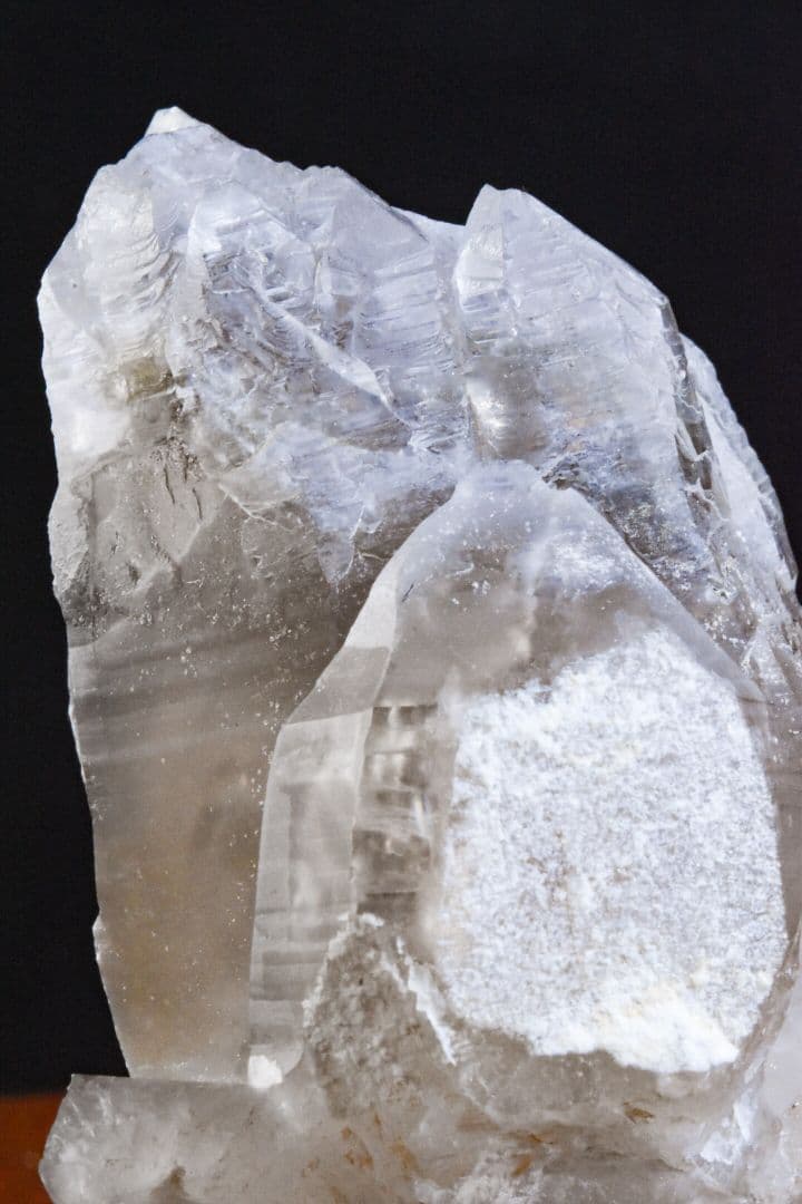 山梨県甲府市黒平産 スモーキークォーツホワイトキャップセプター