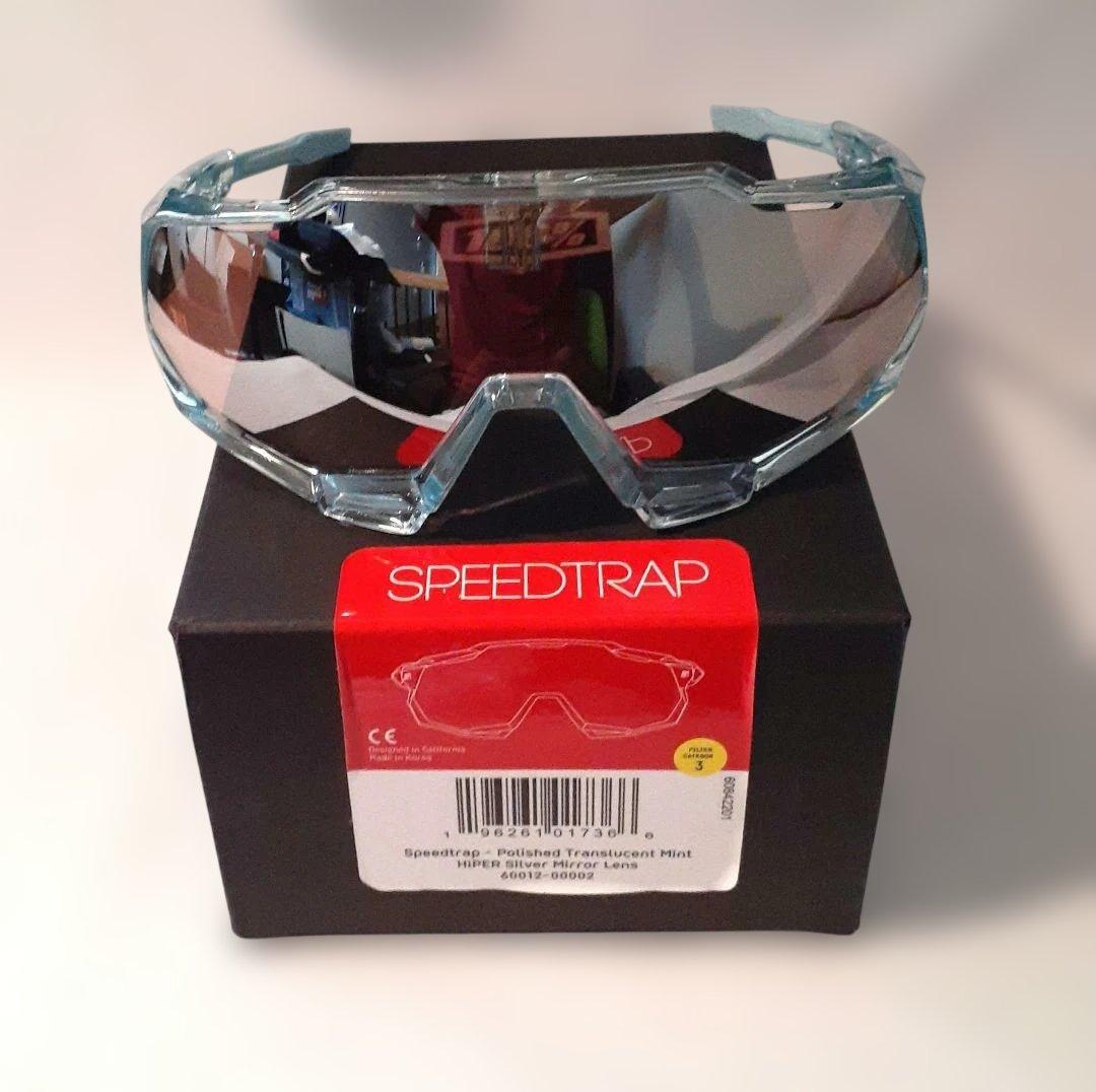 100% SPEEDTRAP クリアミント ワンハンドレッド サングラス