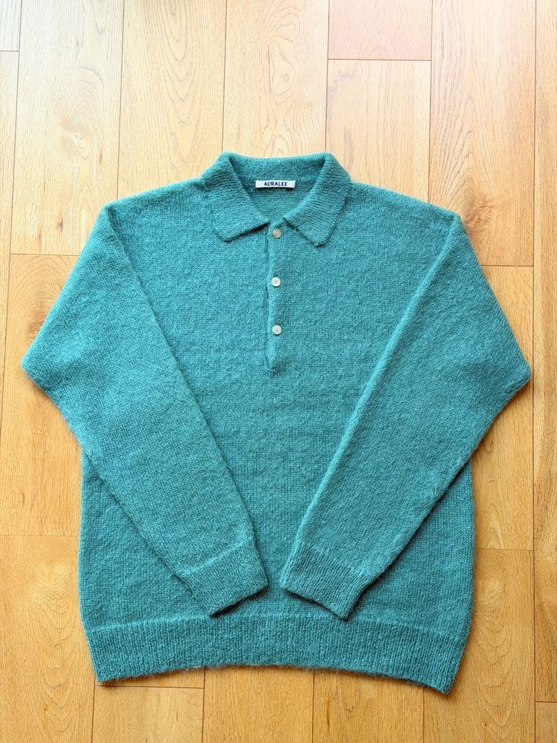 【美品】AURALEE KID MOHAIR KNIT 4
