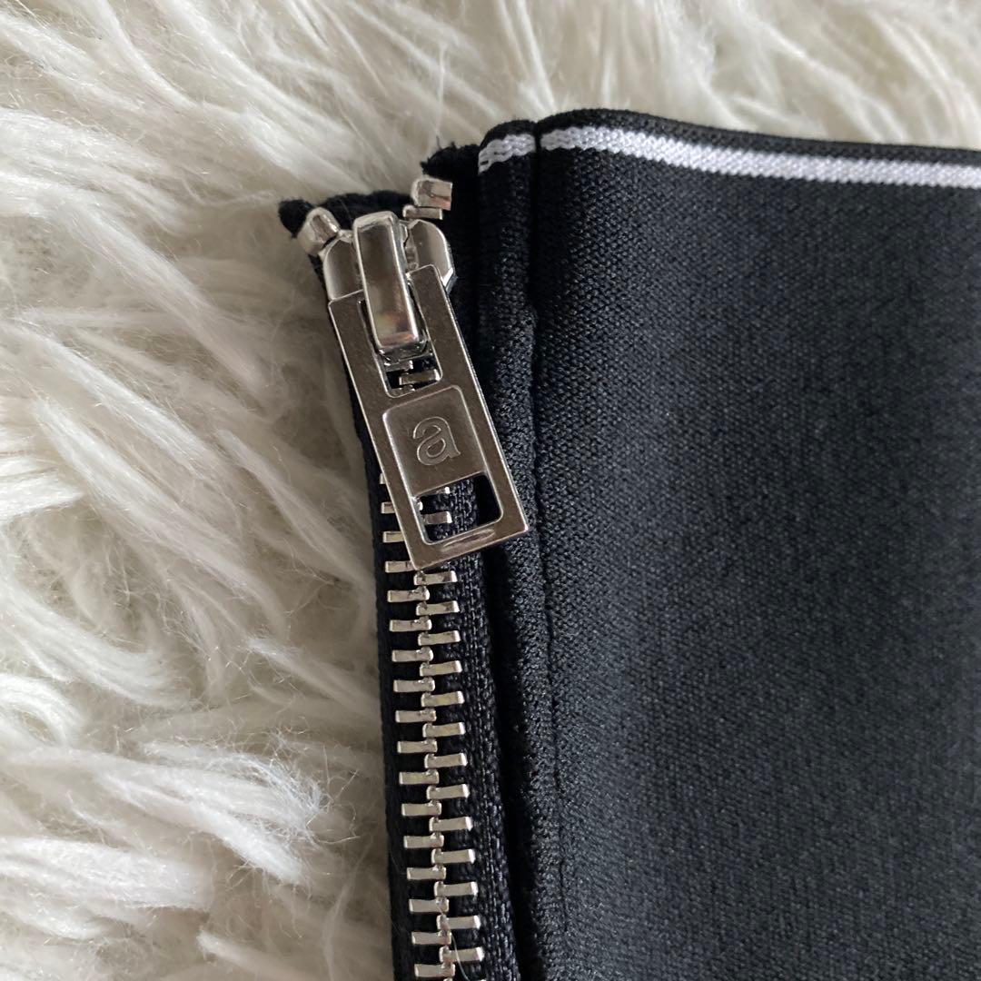 アレキサンダーワン alexander wang レザーパンツ　ロゴウエスト