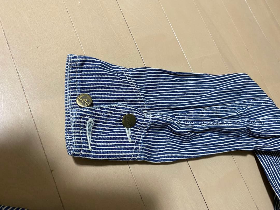 ストライプ 長袖 つなぎ