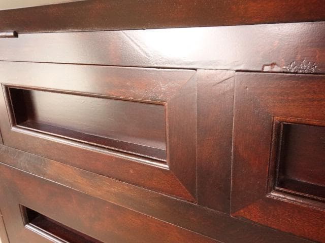 民芸家具　ライティングビューロー引出　再塗装済　ＵＳＥＤ