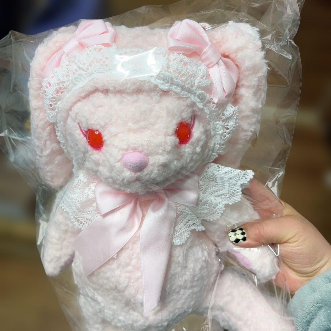 新品 BABY うさくみゃリュックミニ ピンク×ピンク、実物写真あり、42cm