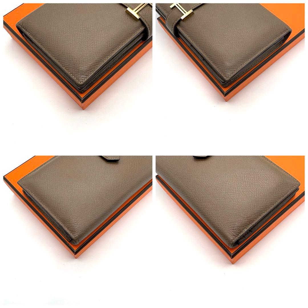 大人気✨HERMES エルメス　長財布　エトゥープ　箱付き　正規品