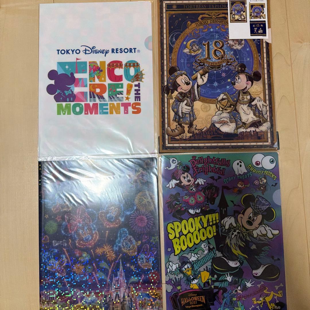 東京ディズニーリゾート　クリアファイル59点まとめ売り