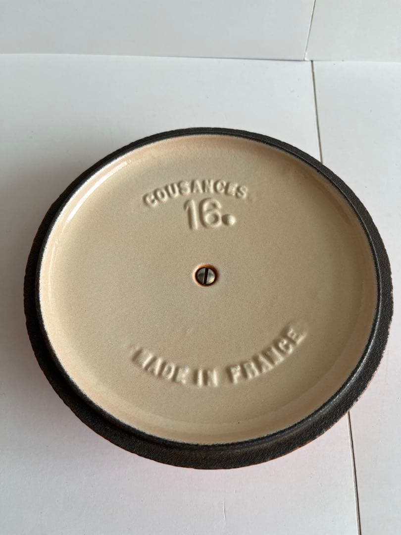 廃盤　希少　クーザンス ソースパン　ミルクパン　16cm オレンジ