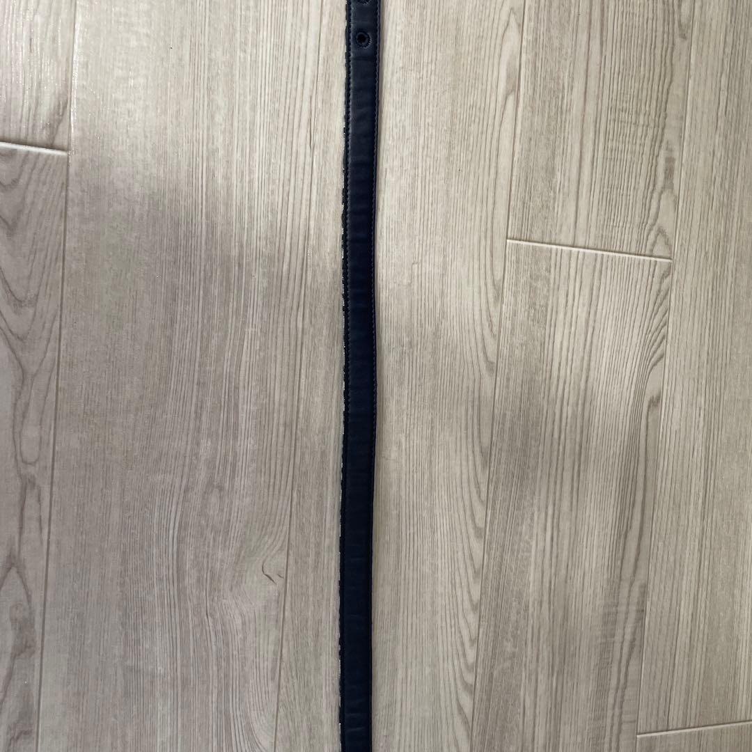 最終値下げ！Dior ロゴバックル ベルト ブラック/ゴールド