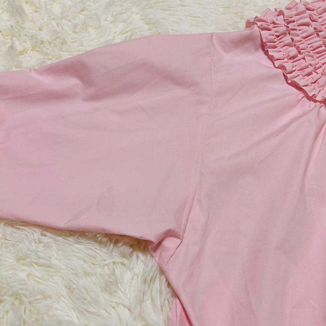 【大人気】ロージーモンスター　ミニフリルブラウス　ピンク新品タグ付き