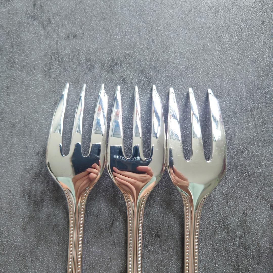 美品 クリストフル パール ケーキフォーク コーヒースプーン 6点