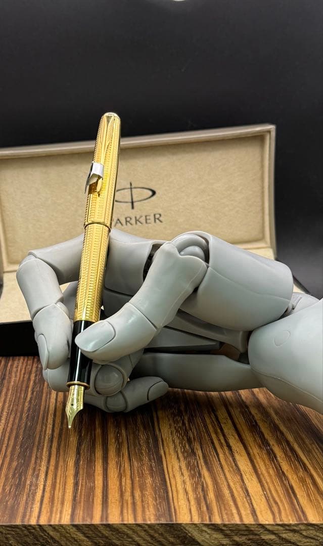 PARKER 万年筆 ソネット ゴールド カスケード 18K M 未使用品