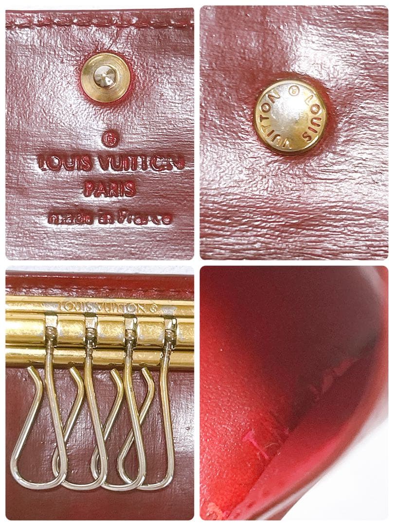 お得2点セット✨ルイヴィトン ヴェルニ ケース キーケース モノグラム 赤