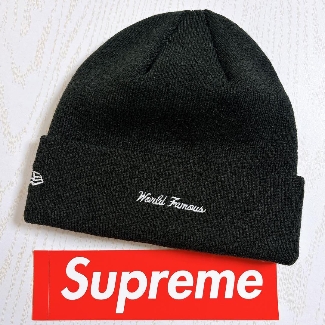 Supreme NEW ERA ニット帽　バンダナ　BOXロゴ　ブラック　黒