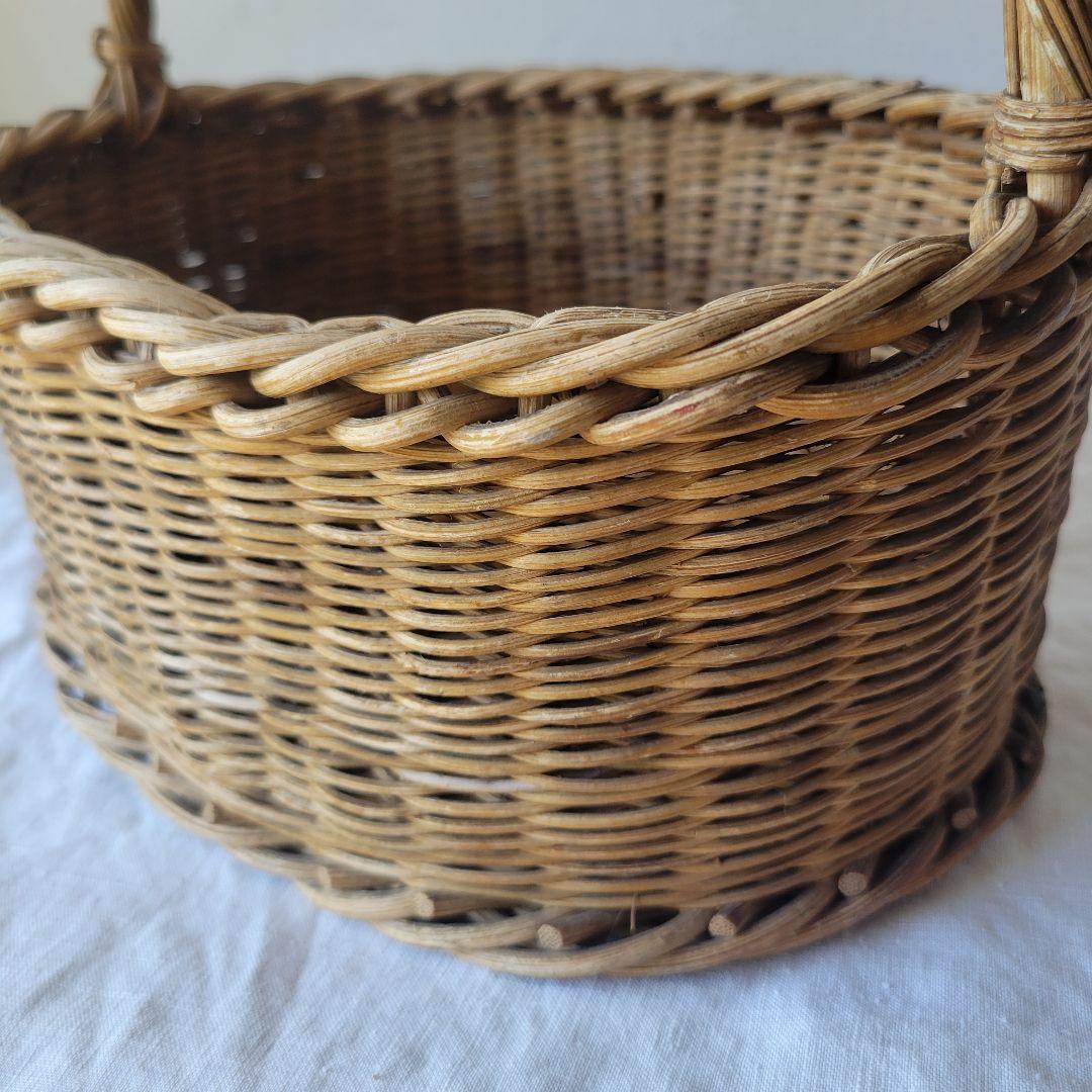 フランス　アンティーク　パニエ　F