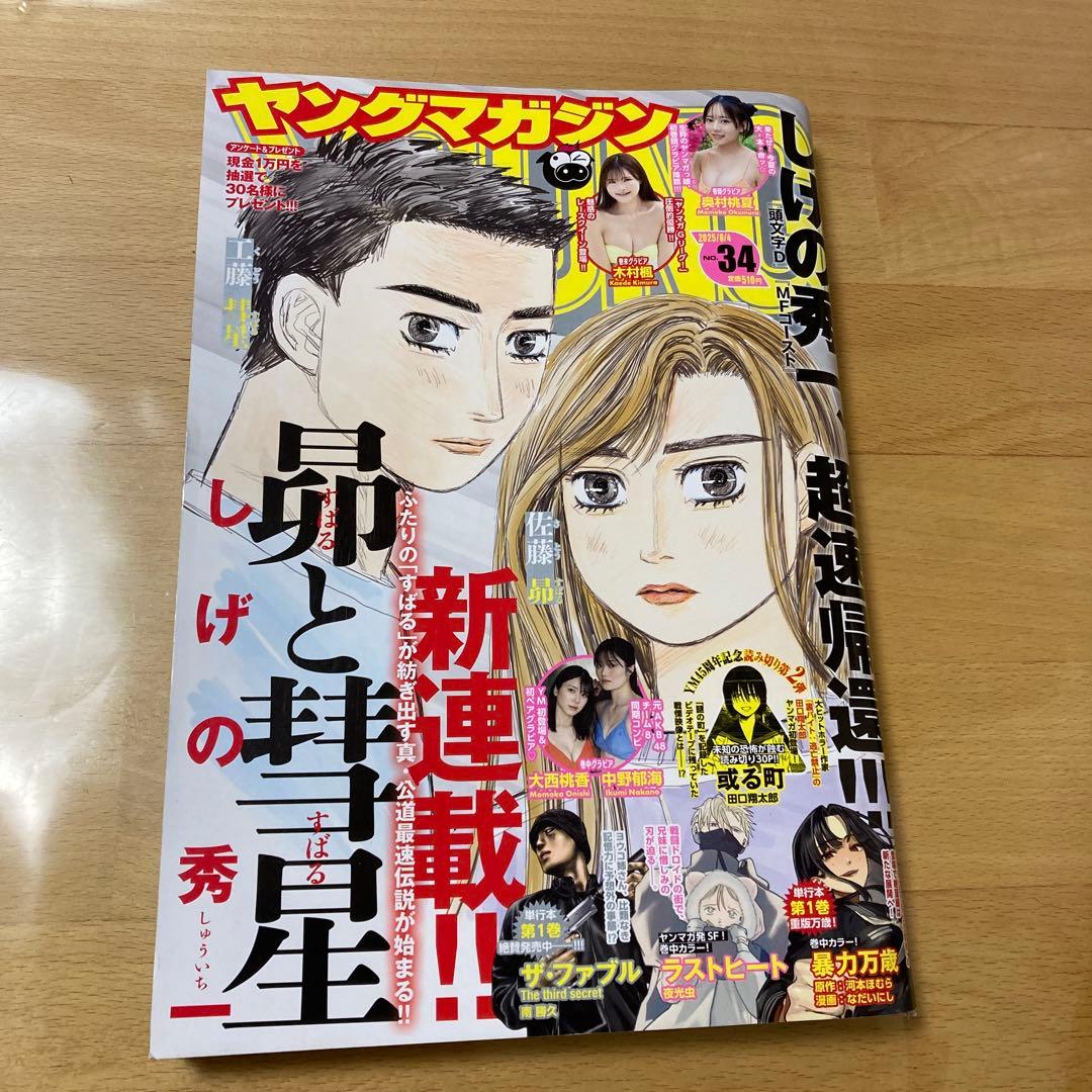 週刊ヤングマガジン 2017年　No.40号￼　新連載　MFゴースト