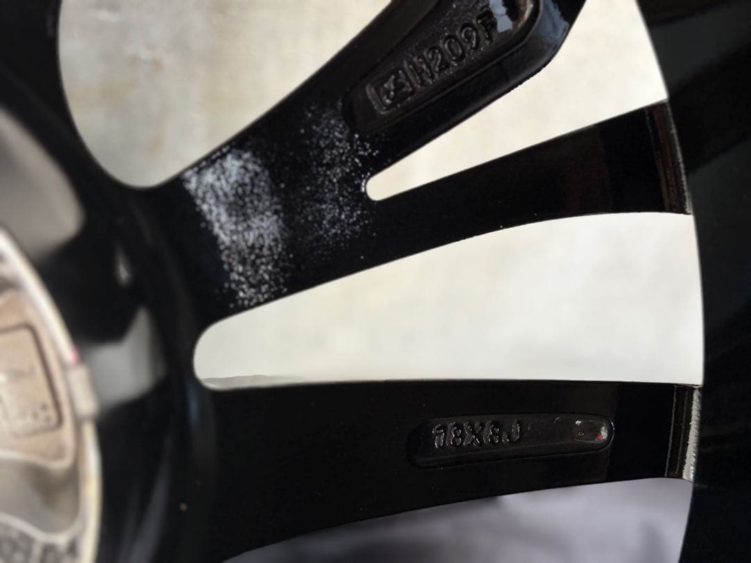 ウェッズ（WEDS）レオニスTE 18インチ ホイール2本　その1