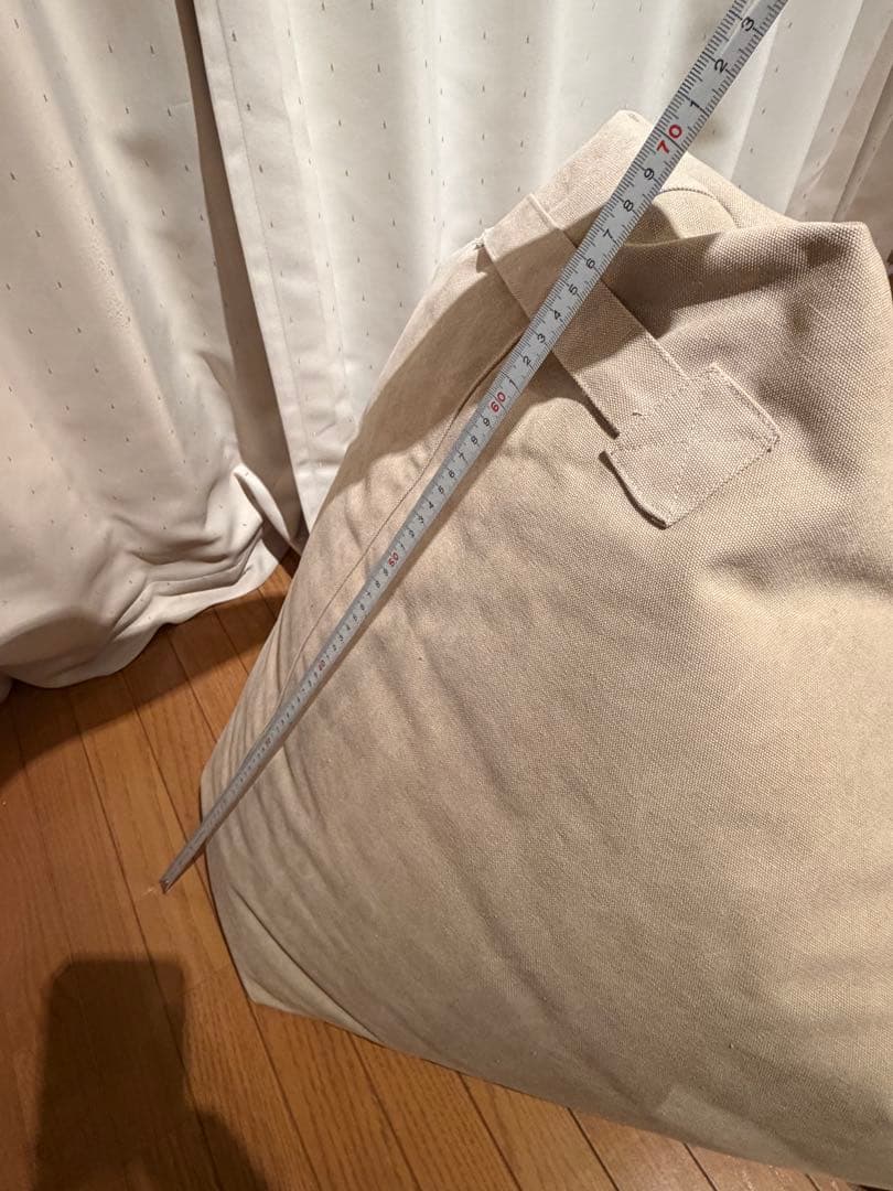 ZARA  コットンパフチェア　ビーズクッション　美品（ダグ付き）