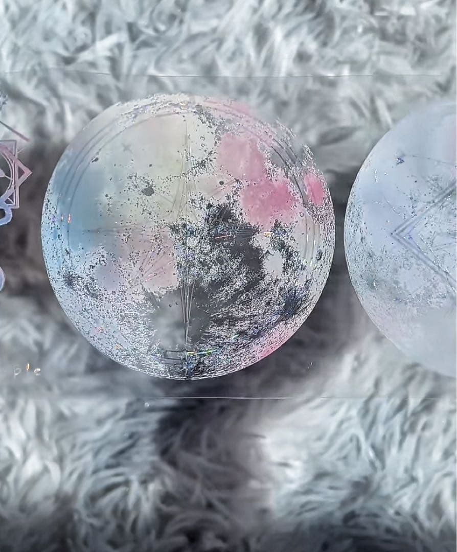 【9482】海外　マステ　6m巻　貝殻光マスキングテープ　月　英文字　装飾背景系