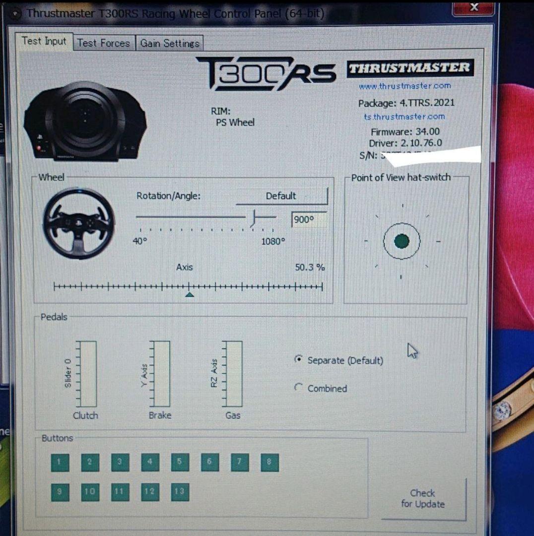 Thrustmaster T300RS ロッソモデロGTD-SSハンコン台セット