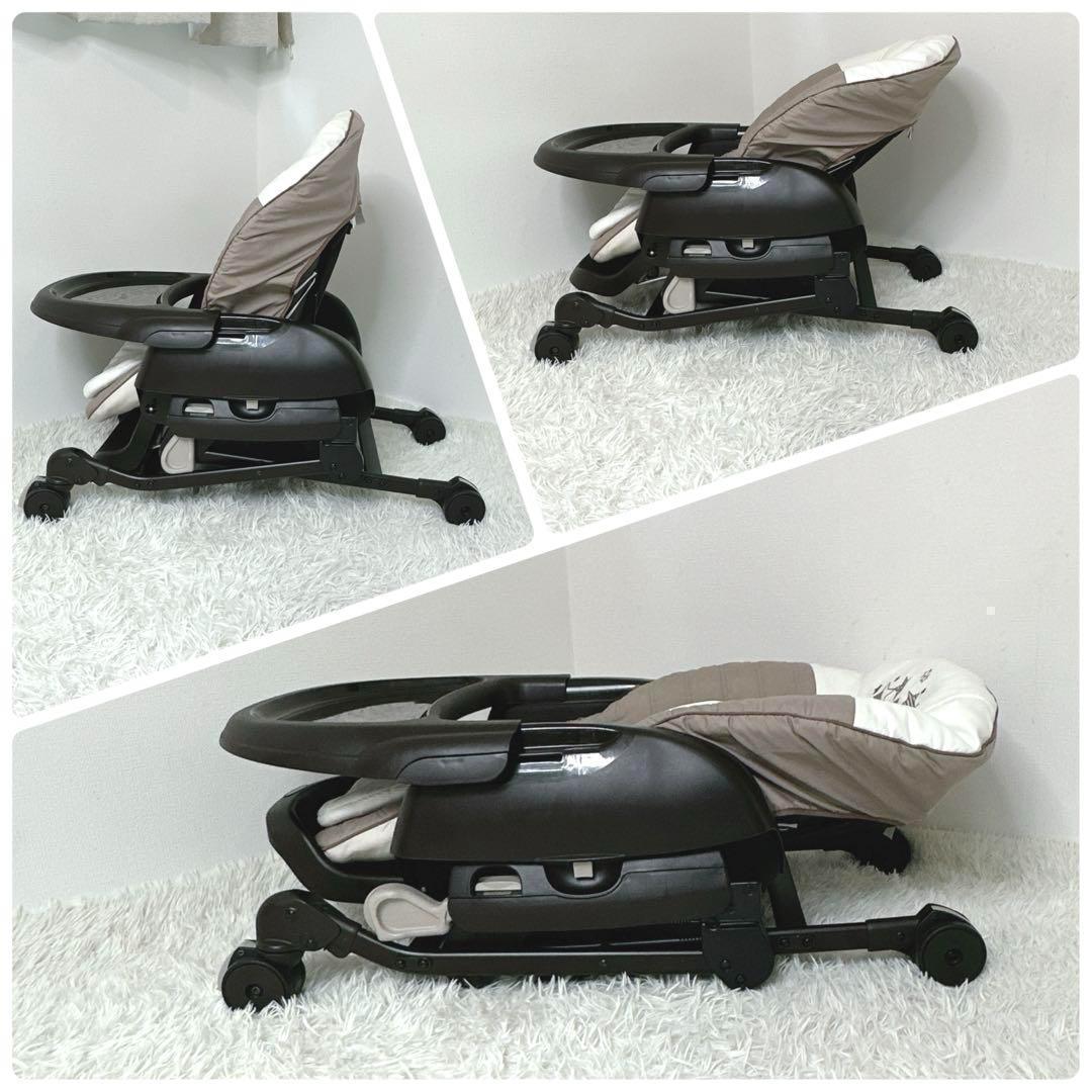 ✨美品✨ Combi コンビ ネムリラAT 新生児 自動 ハイローチェア