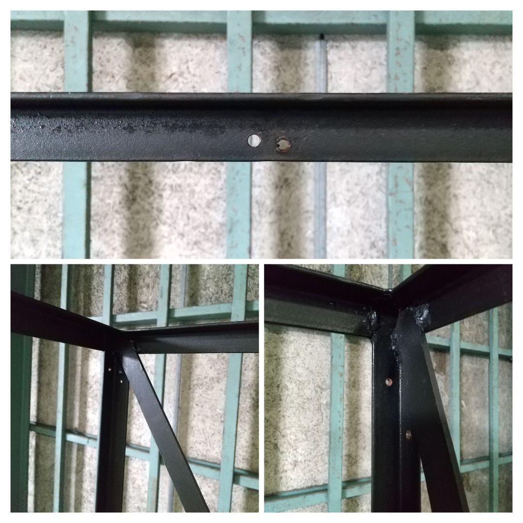 海外製 インダストリアル アイアンラック キャスター付き 店舗什器