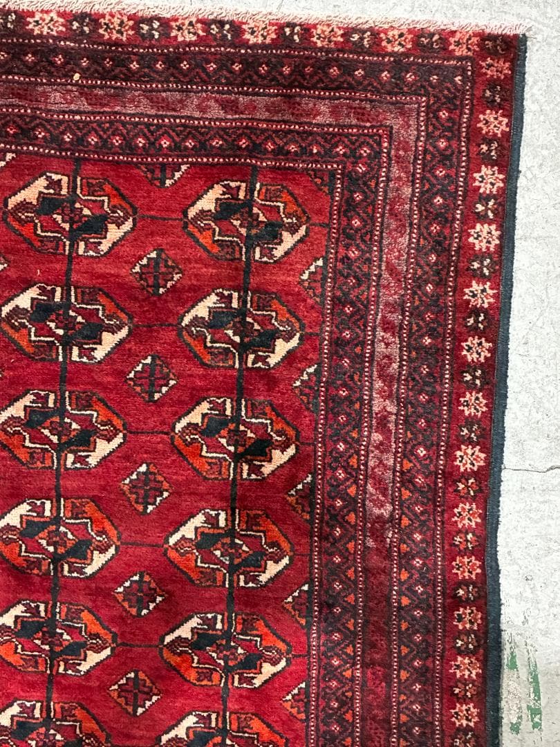 ◉50s vintage◉　162cm×96cm　ペルシャ絨毯　トライバルラグ