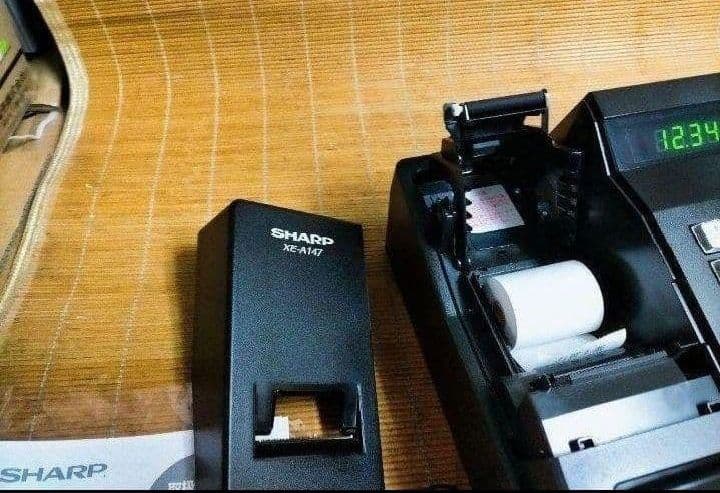 シャープレジスター　XE-A147　PC連携売上管理フル設定無料　433335