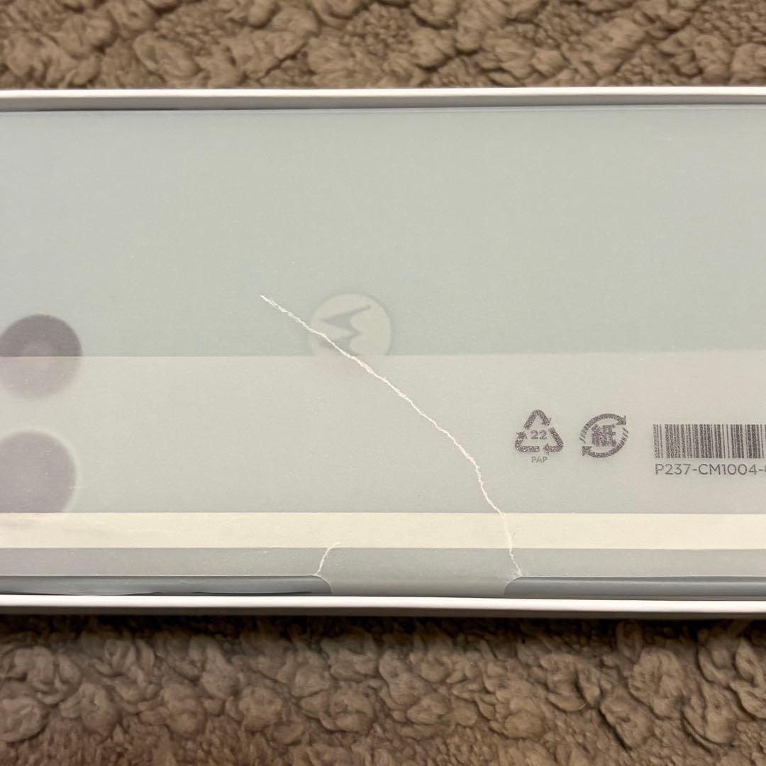 【美品】moto g66y 5g グレーミスト クリアケース、ガラスフィルム付き