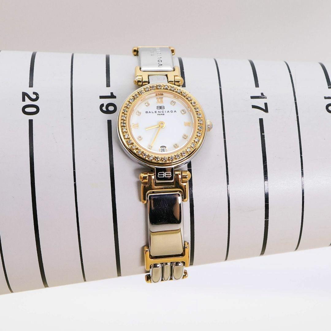 稼働 BALENCIAGA 腕時計 ストーンベゼル ラグジュアリー 1145