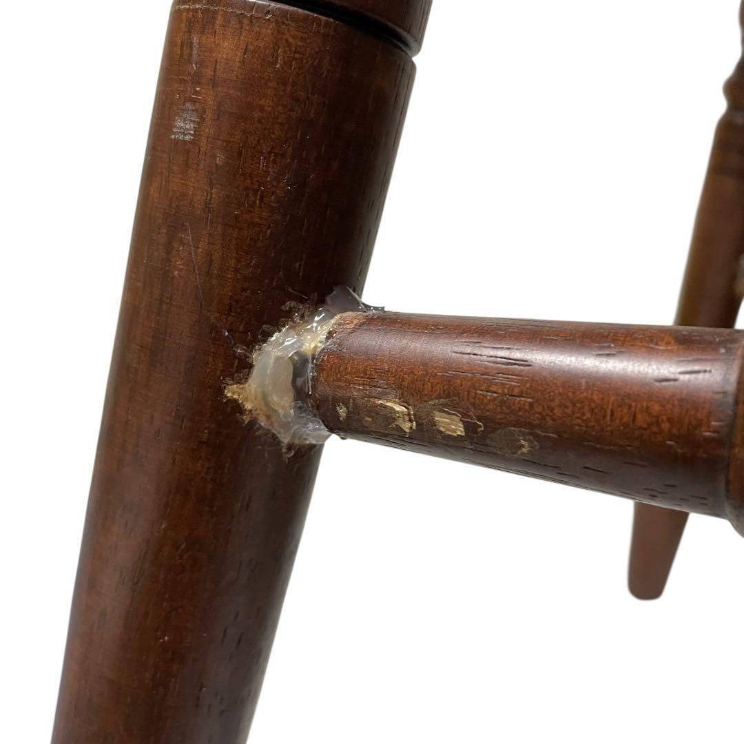 マレーシア製　ウィンザーチェア　ボウバックチェア　ダイニングチェア　木製　椅子