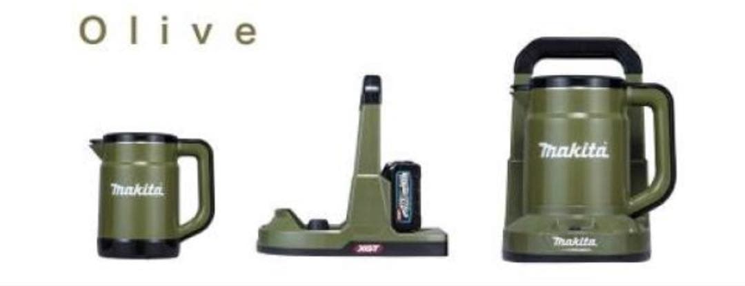 新品マキタ40Vmax 充電式ケトル オリーブ 本体のみ KT001GZO
