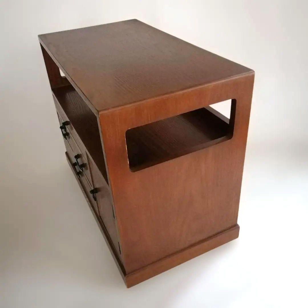 小茶箪笥 アンティーク 小物収納 電話台 昭和レトロ 和家具 和風キャビネット