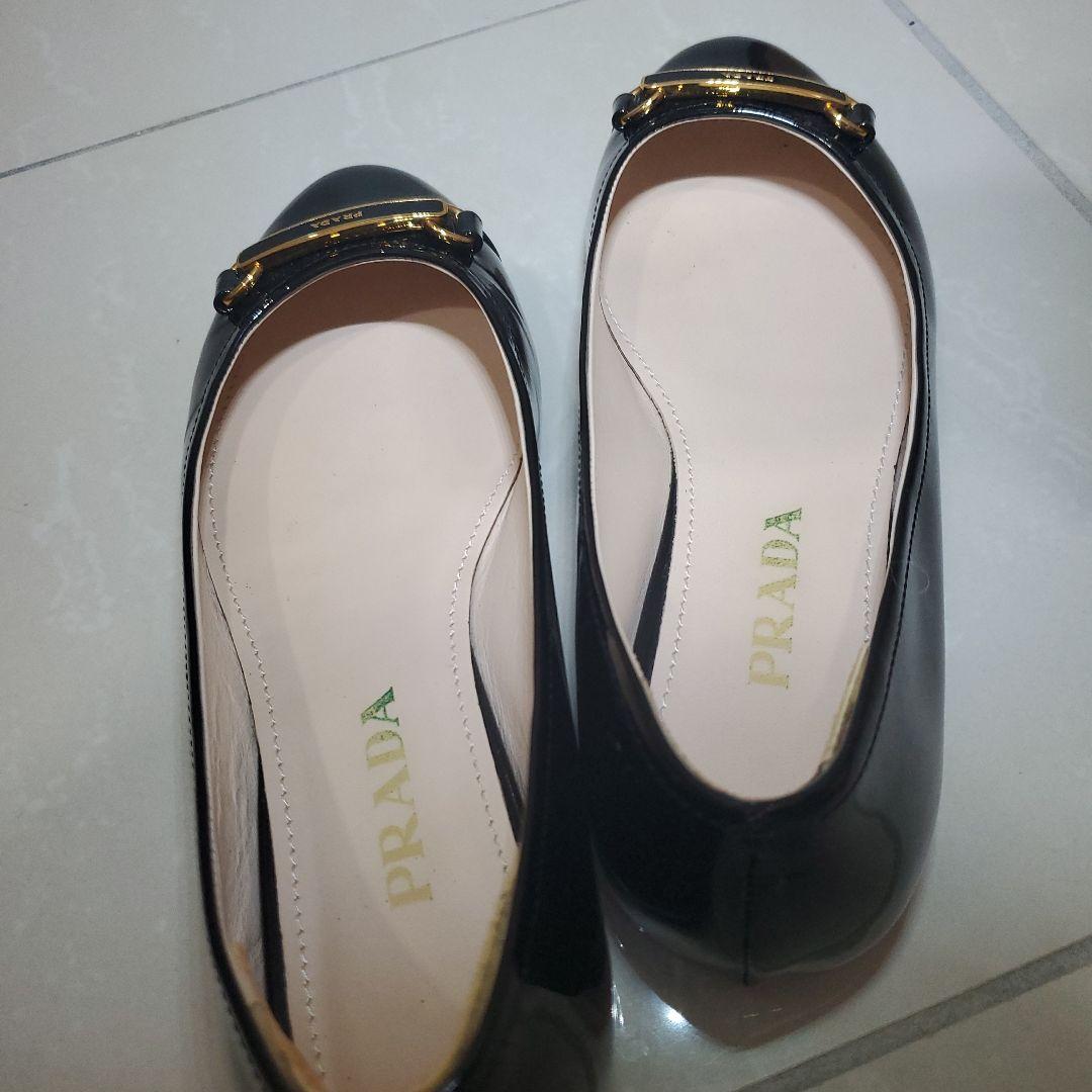 PRADA フラットシューズ 22.5