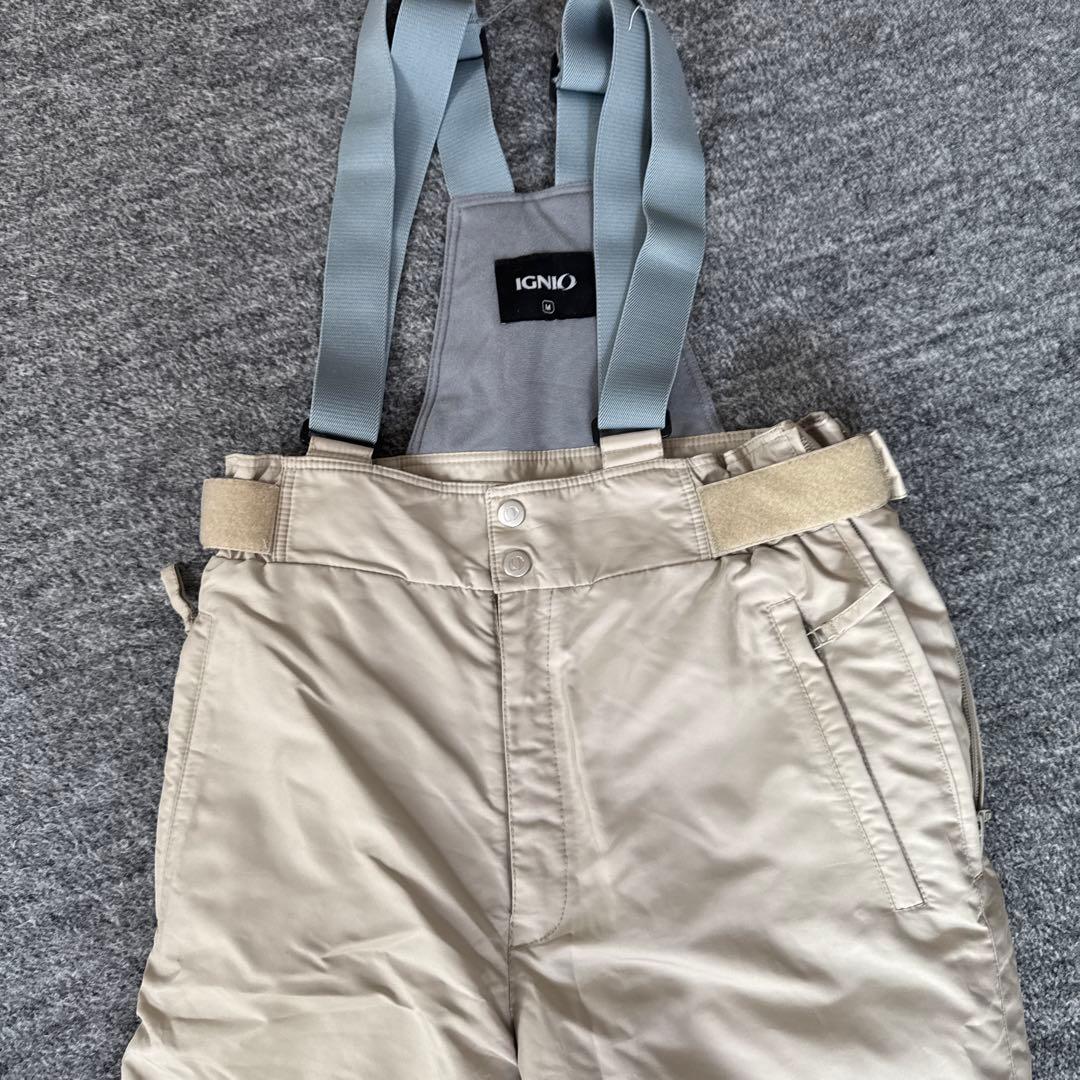 IGNIO イグニオ　スキーウェア　白　ベージュ　M 上下