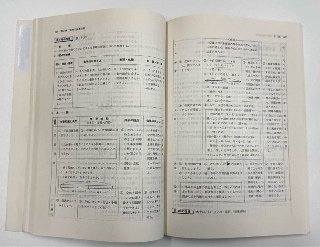 学校図書　小学校算数1年〜6年　教師用指導書　& 実践指導細案
