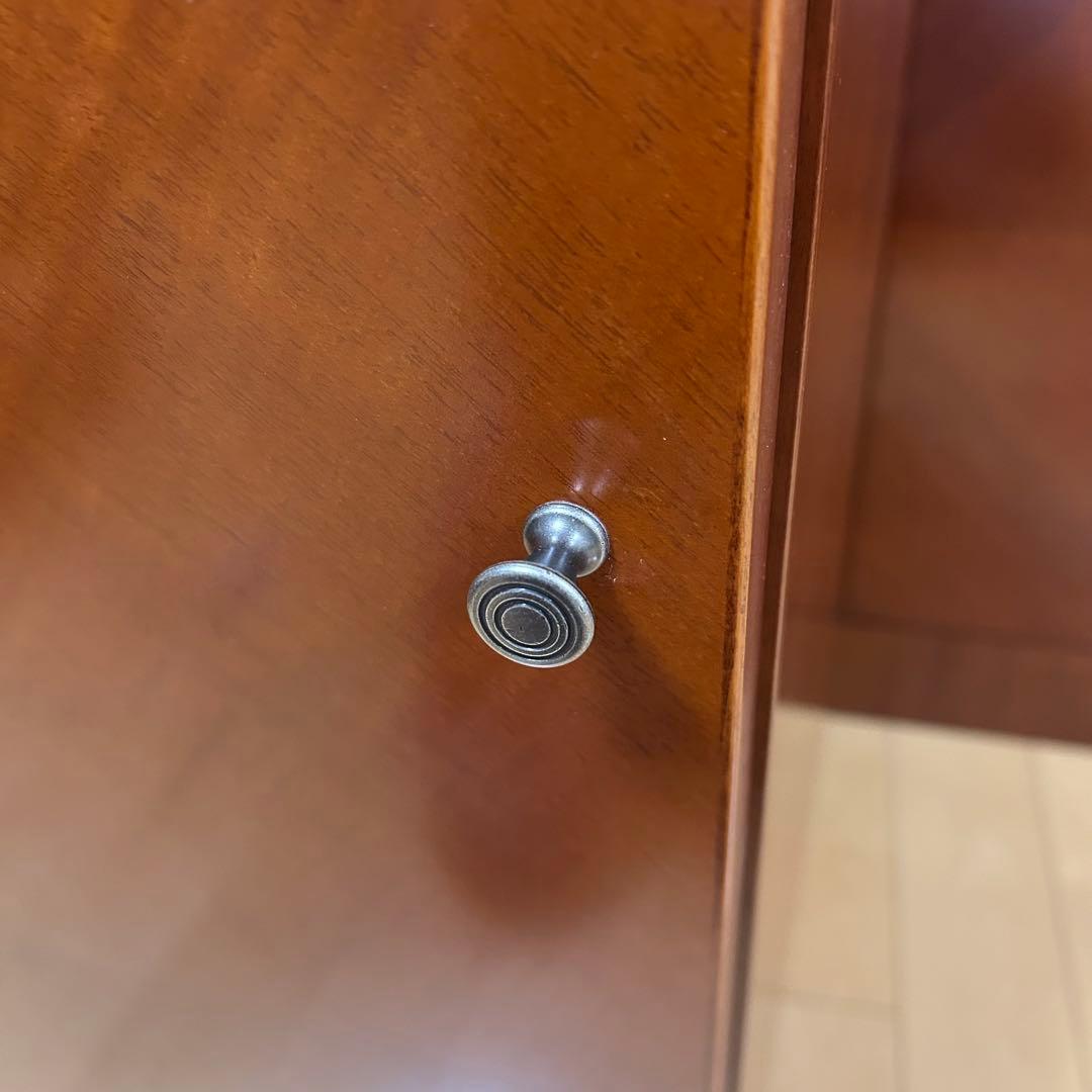 極希少カリモク　アラード　突板　ダイヤモンド貼り　サイドボード　キャビネット②