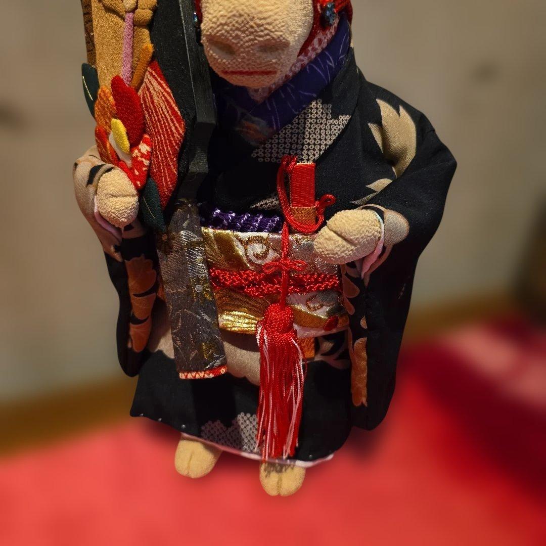 創作手作り人形　干支　馬　羽子板　午年