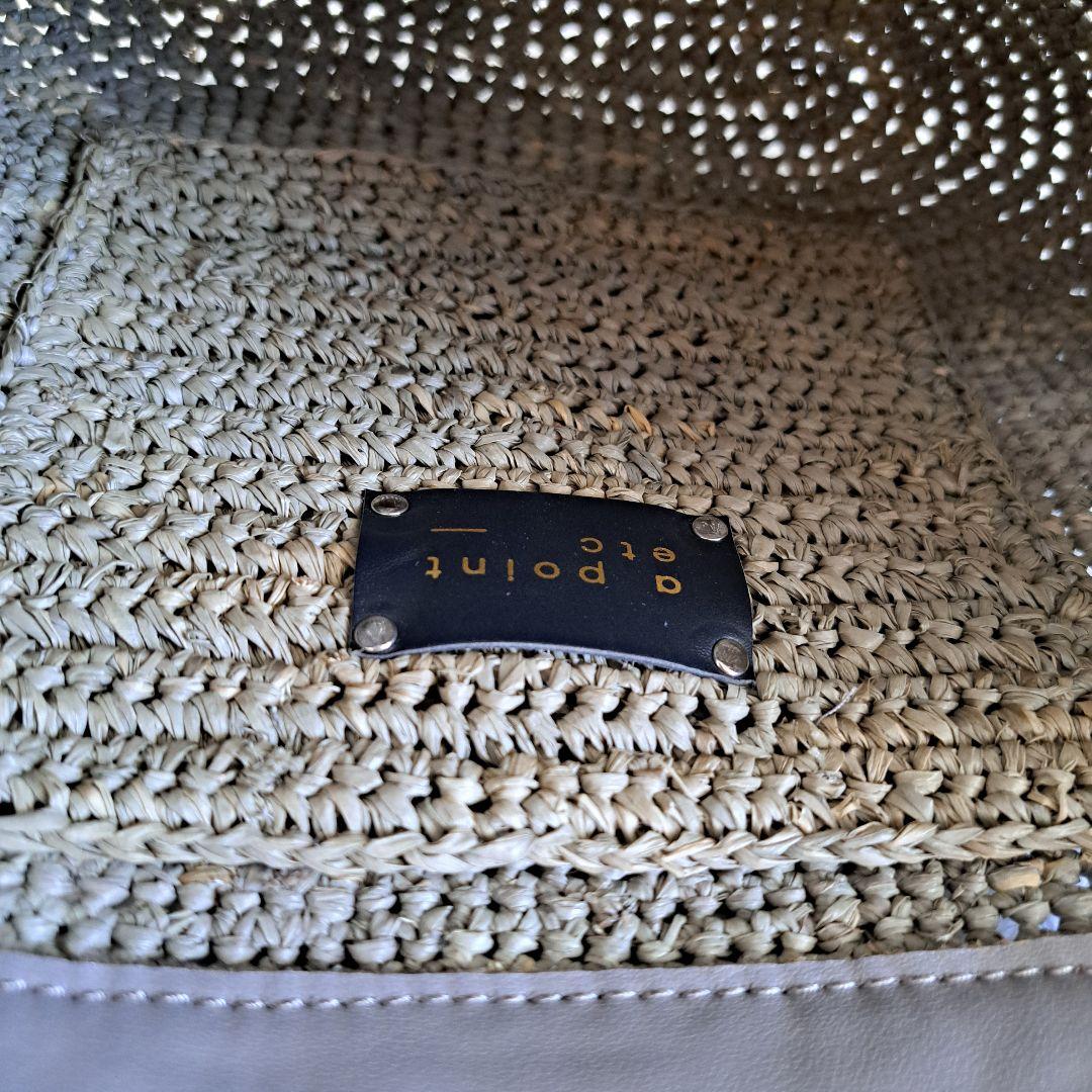 未使用　A point etc　アポワン ウテセ かごバッグ　トート　ラウィア