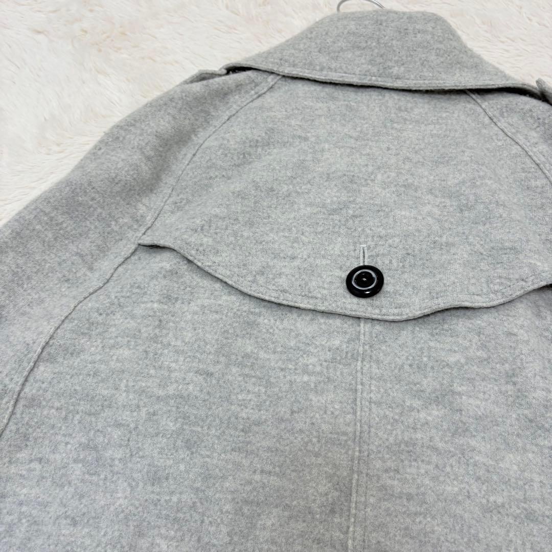 美品✨バーバリーロンドン　ケープコート　ポンチョ　ウール　Aライン　フリー