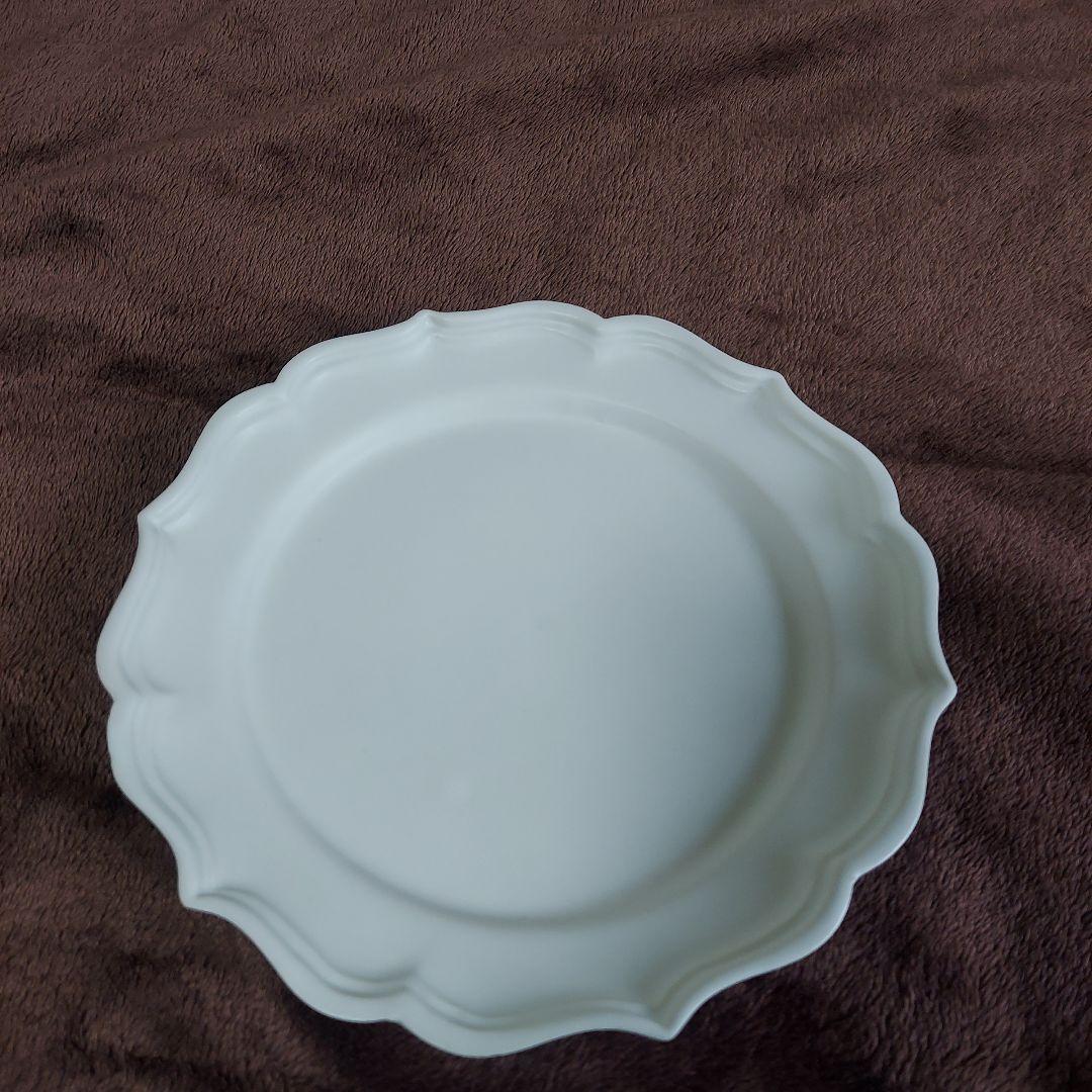 臼杵焼 稜花リム皿 L 白 新品未使用 ４枚 セット