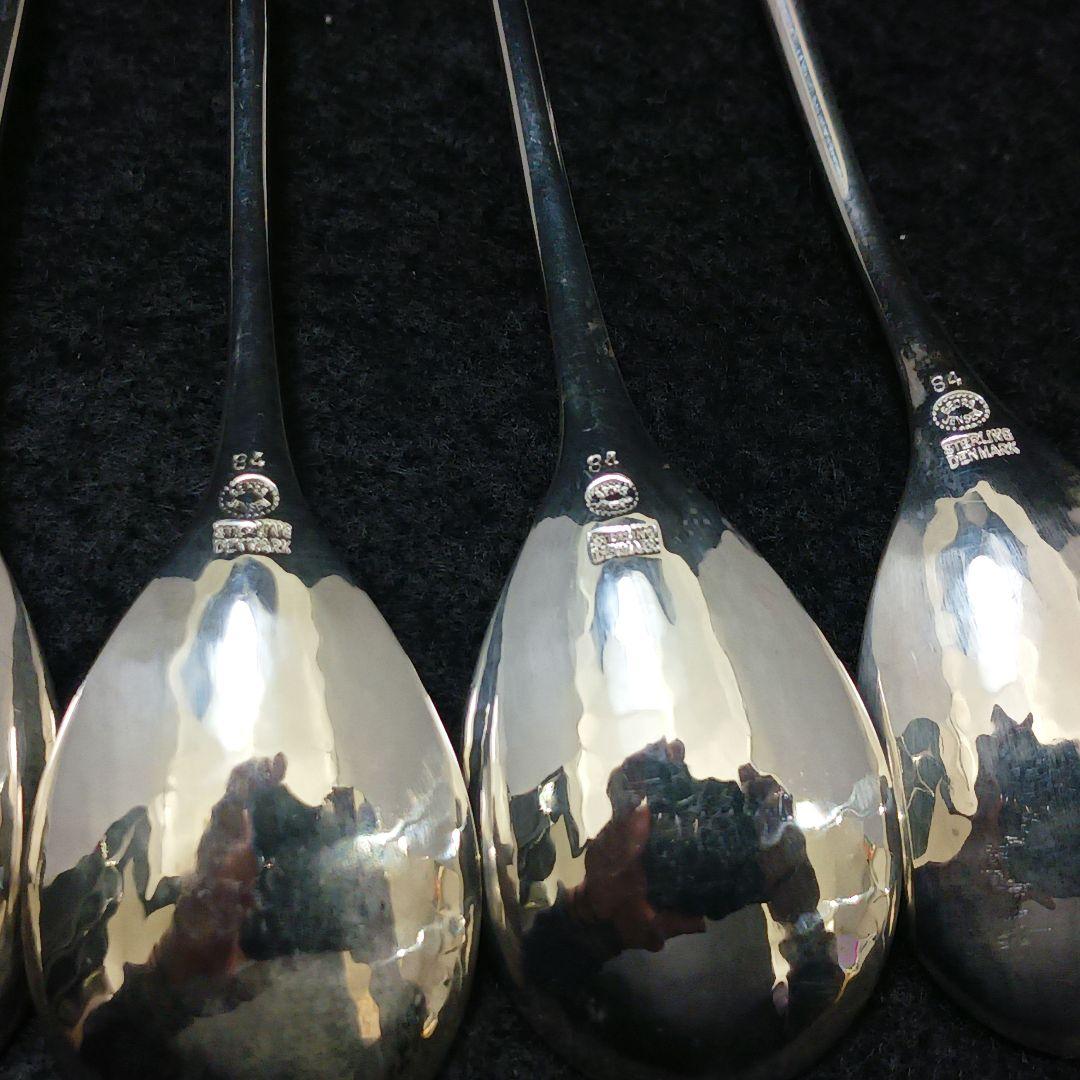 Y2126 ジョージジェンセン ブロッサム スプーン6本 シルバー925　ma