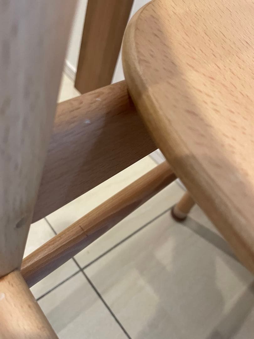 無印良品 ラウンドチェア・ブナ材